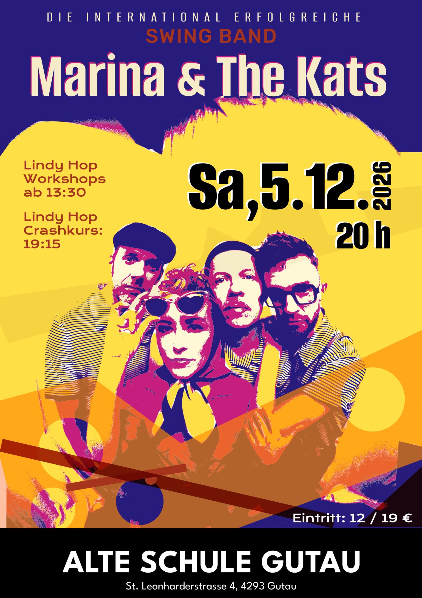 Swing in Gutau mit Marina & The Kats